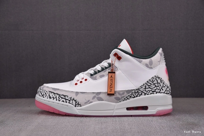 Kicktheory Jordan Retro 3 HM6993-100 Wings 0709